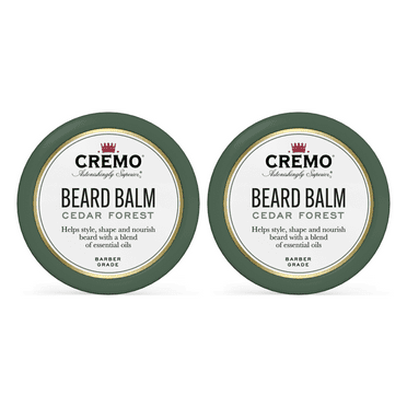 Cremo Cedar Forest Beard Balm, 2oz (Pack of 2)