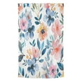 thumbnail image 4 of Watercolor Flowers and Leaves Blackout Curtains 84"x52" Thermal Insulated Curtain 1 Panel, 4 of 7