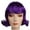 Purple, variant on 60s Short Lucy Flip Wig