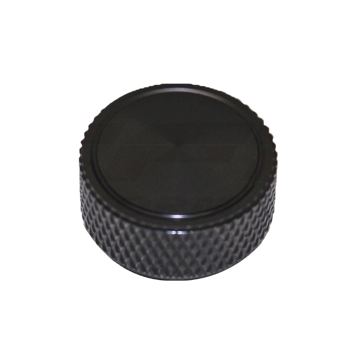 Aluminum Knurled Air Cleaner Nut 1/4 20" Black Steel