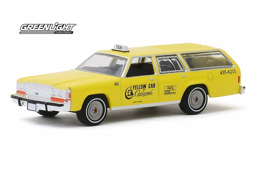 グリーンライト 1/64 1975 CHECKER TAXI 1975 CHECKER TAXI CAB PARCEL DELIVERY 1/64 scale DIECAST CAR