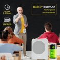 thumbnail image 3 of E126A Portable Voice Amplifier with Wired Microphone Headset & Waistband ,Comfortable and Portable, 3 of 6