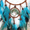 thumbnail image 3 of Atrapasueños Laklulu Atrapasueños hecho a mano Atrapasueños de plumas Atrapasueños pequeños Atrapasueños para colgar en la pared Decoración del hogar Adornos Decoración artesanal (70) (Luna), 3 of 7