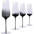 thumbnail image 3 of Aroma360 Hotel Collection Smoke Stem Champagne Glasses Smoky Black Champagne and Coupe Flutes to Elevate Every Special Moment that Calls for Sparkling Wine 4 Glasses 4 Glasses Champagne, 3 of 4