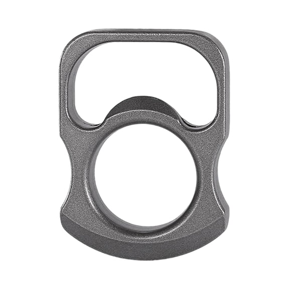 Heavy Duty Stainless Steel EDC Keychain Tool, Multi-functional 0.39 In Thick Bottle Opener and Key Ring Pendant, Durable Outdoor Survival Tool for Camping Hiking, Silver, A