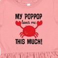 thumbnail image 4 of Inktastic My Poppop Loves Me Girls Toddler Dress, 4 of 5