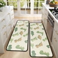 thumbnail image 4 of Kitchen Rugs Sets Of 2,Cartoon Dinosaurs Anti Fatigue Kitchen Mat Rugs Non Slip Washable,Decorative Kitchen Floor Mats for Kitchen,Sink,Laundry,17"x47"+17"x47", 4 of 5