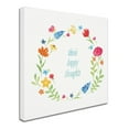 thumbnail image 2 of Trademark Fine Art 'Watercolor Words I' Canvas Art by Moira Hershey, 2 of 3