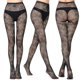 thumbnail image 1 of Paquete de 3 medias de red para mujer, medias suaves transparentes de seda desnuda negra 20 denier, 1 of 2