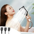 thumbnail image 1 of Feltree High-Pressure Handheld Showerhead with 4 Spray Modes for Elderly and Children - Easy Installation for Home, Gym, and Bath, 1 of 7