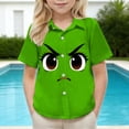 thumbnail image 6 of Piuwrlz 3 Years Boys Short polo Sleeve Toddler Funny Graphic Shirts Tops Pocket Pullover T Shirts Green Size 3 Years, 6 of 9