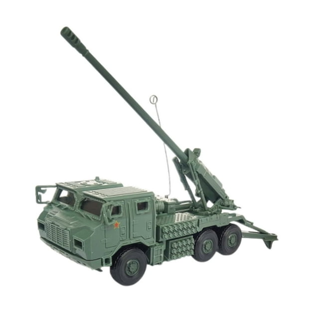 MERIGLARE 1/72 Chinese Tank Vehicles Model 4D Model Building Kit for Kids Holiday Gift Green