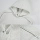 thumbnail image 4 of MHFRRA Sudadera con Capucha Informal con Panel de Cremallera En El Hombro y Llegada de Otoño/Invierno para Azul, 4 of 8