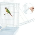 thumbnail image 4 of COCOKUN Open Play Top Travel Bird Cage for Conure Sun Parakeet Green Cheek Conure Lovebird Budgie Finch Canary, Small-Size Travel Portable,White, 4 of 8