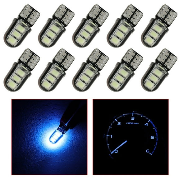 cciyu Error Free T10 LED Bulb, Super Bright:Ice Blue 194 LED Bulb For Instrument Panel Gauge Cluster Dash Light