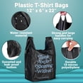 thumbnail image 5 of Chocolate Thank You Plastic Bags, T-Shirt Style Carry-Out, 700 Count, 12 x 6 x 22 in, 5 of 7