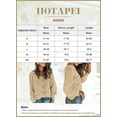 thumbnail image 5 of HOTAPEI Pullover Sweaters for Women Elegant Crochet Hollow Out Sweater Long Sleeve Sweaters Crewneck Knitwear Pullover Tops, 5 of 6