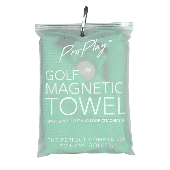 ProPlay Magnetic Towel with Center Cut and Loop Attachment