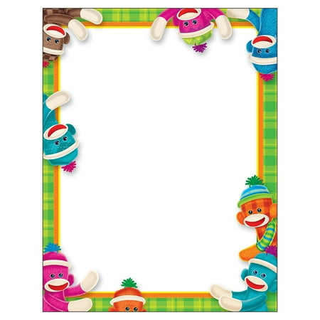 UPC: 0078628114454 | Trend Enterprises Sock Monkeys Terrific Paper 50/Pack T-11445