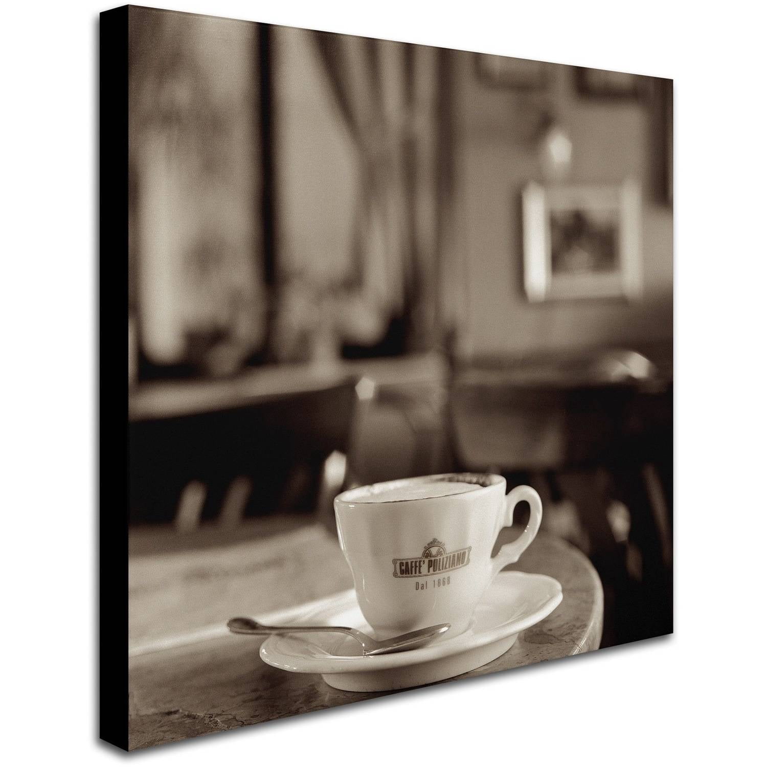 Trademark Fine Art "Tuscany Caffe IV" Canvas Art by Alan Blaustein