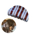 thumbnail image 2 of Modern Striped Color Hair Clip Strong Hold Hair Clamp For Women Teens Girl Casual and Formal Occasion Styling Essential, 2 of 9
