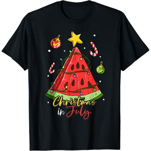 Christmas In July Watermelon T-Shirt TShirt