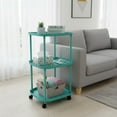 thumbnail image 1 of Mini Table, Easy-to-Assemble Small Bedside Table, Compact Plastic Side Table for Bedroom, Living Room, Space-Saving Modern European Style Nightstand in Multiple Color Options, 1 of 6