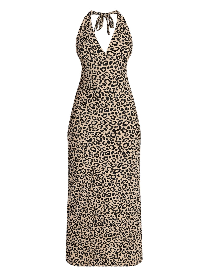 No Boundaries Halter Maxi Dress, Women's & Women's Plus Sizes Xxs-4x