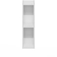 thumbnail image 4 of Furinno Fulda 2-Tier Space Saving Storage Shelf Bookcase, 6-Inch Width, White, 4 of 6