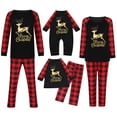 thumbnail image 2 of Matching Family Outfits Family Christmas Pjs Matching Sets 2024 Buffalo Plaid Print Jammies Nightmare BeFore Xmas Pajamas Matching Outfits Pijamas de Navidad, 2 of 7