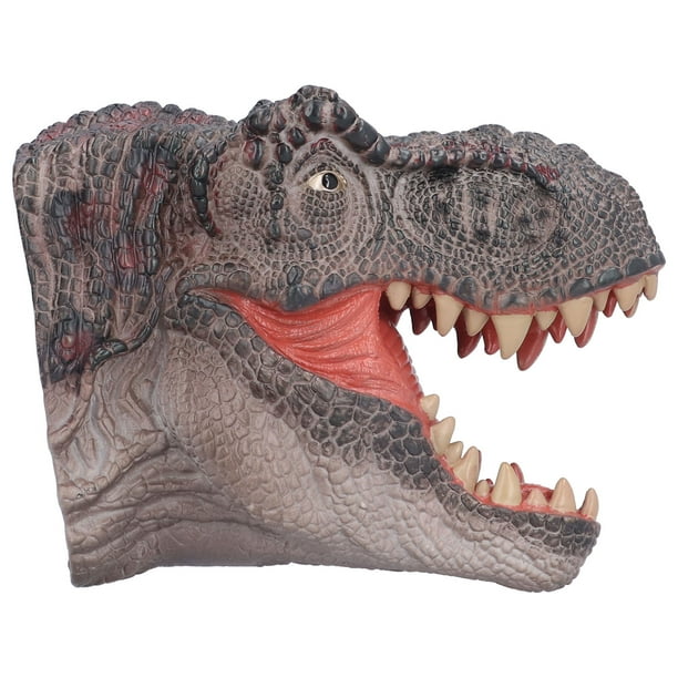 Caucho De Marioneta De Dinosaurio, Marioneta De Mano De Tiranosaurio Agarre Cómodo Apariencia De Marioneta De Mano Dibujada A Mano Para La Educación Para La Fiesta ANGGREK Head Hand Puppet