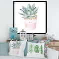 thumbnail image 3 of Designart 'Succulent and Cactus House Plants II' Farmhouse Framed Art Print, 3 of 4