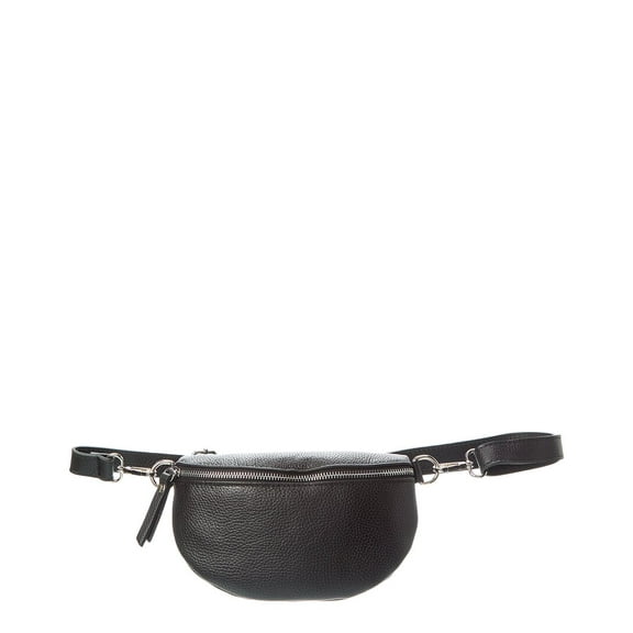 Italian Leather Pouch, Black