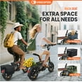 thumbnail image 3 of Gyrocopters PixAI Electric foldable dual rider cargo Bike for Adults/Teen | PAS Range Upto 70km | Speed Upto 32km/hr | UL2849 Safety | Anti-Theft GPS | 7.8Ah Battery Capacity | Dual Disc Brake, 3 of 9