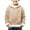 Khaki, variant on Christmas Hooded Sweatshirt for Kids Solid Long Sleeve Hoodie with White Fuzzy Trim Boys Winter Xmas Part1 Warm Pullover