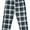 Blue/Grey, variant on Boy's Plaid Plush Fleece Pajama Pants - Small / Size 8 - 1205B-Design3-8