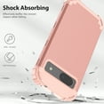 thumbnail image 5 of ELEHOLD Rugged Case for Google Pixel 8A Hard PC Soft Silicone Hybrid Shockproof Scratch-Resistant Anti-Fingerprint Slim Thin Case For Google Pixel 8A,Rosegold, 5 of 7