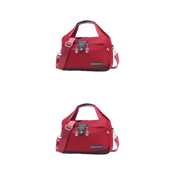 Sonducket Bolso de hombro resistente y duradero para profesionales ocupados Bolso cruzado Bolso de mujer Bolsos de mano Bolsos rojo 29*19*9*12 rojo 29*19*9*12 2Conjunto