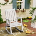 thumbnail image 6 of Homall Outdoor Rocking Chair Resin All-Weather Resistant High-Back Rocker for Patio, Garden, 6 of 8