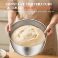 thumbnail image 4 of CHeflee Machine à Pâte Électrique 250 W, Mélangeur Intelligent de Pétrissage et de Fermentation 5,5 QT, Temps Réglable, Bol en Acier Inoxydable 304, Bleu, 4 of 9