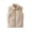 Beige-06, variant on Ugoldhm Kids Stand‑Collar Full‑Zip Fleece Vest, Soft Warm Sleeveless Outerwear with Side Pockets