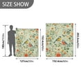thumbnail image 6 of Yayeee Throw Blanket for Couch Soft Warm 50" x 60" Sofa Chair Bed Decoration, Green Floral Pattern, 6 of 7