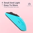 thumbnail image 4 of Wireless Mouse, 2.4GHz Silent Mouse, Cordless Mouse for Laptop, Pc, Desktop, Notebook, Small & Portable, Built-in Rechargeable Battery, Compatible with XP, Windows Macbook,Gifts for Men Women(Blue), 4 of 6
