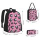 thumbnail image 2 of Fotbe Cute Panda Set Escolar 3 en 1 para Niños - Mochila Duradera con Lonchera Aislante y Estuche para Lápices - Mochila Escolar para Niños y Niñas, 2 of 7
