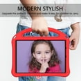 thumbnail image 5 of Feishell Kids-Friendly Case for Amazon Fire HD10/HD10 Plus 13th/11th Generatio 2023/2021,with Portable Handle & Kickstand,Shockproof EVA Foam Anti-Scratch Child Protector Tablet Case Cover,Red, 5 of 6