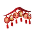 thumbnail image 3 of S SERENABLE 2025 Chinese New Year Banner Door Decoration 78.74 inch Decorative Crafts Reusable Cute Snake Year Ornament for Store Bedroom A, 3 of 8