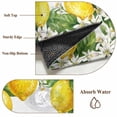 thumbnail image 6 of Summer Lemons Area Rugs 3'x5', Washable Small Throw Rugs for Living Room Bedroom, Fruits White Flowers Farmhouse Country Indoor Outdoor Rug Non-Slip Low Pile Carpet Runner Reversible Floor Mats, 6 of 8
