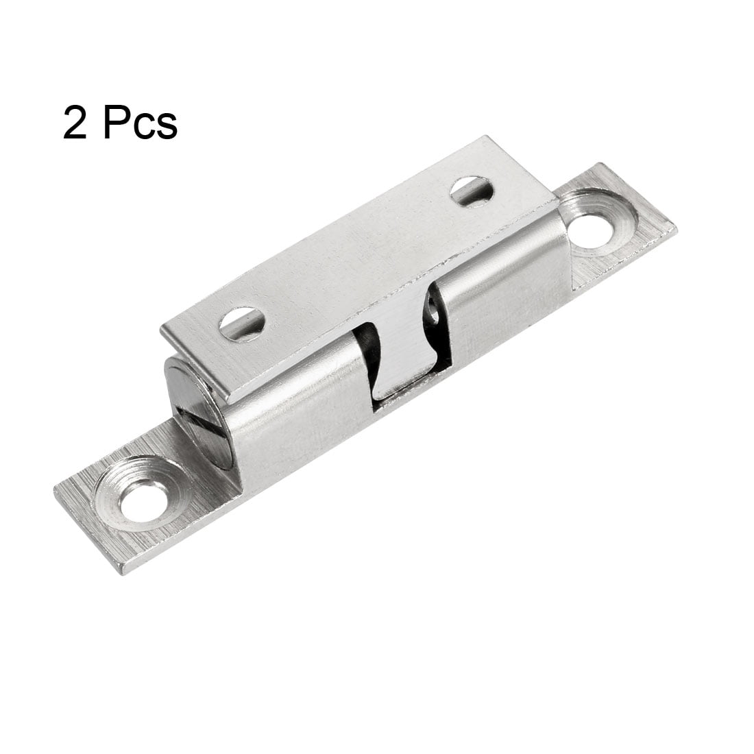 Unique Bargains Cabinet Door Closet Double Ball Catch Tension Latch for Home 60mm