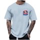 thumbnail image 2 of Tops para hombre, blusas y camisas de cuello redondo y manga corta para hombre, blusas casuales de cuello redondo con estampado de moda para hombre, blusas de cuello redondo y manga corta para hombre., 2 of 4
