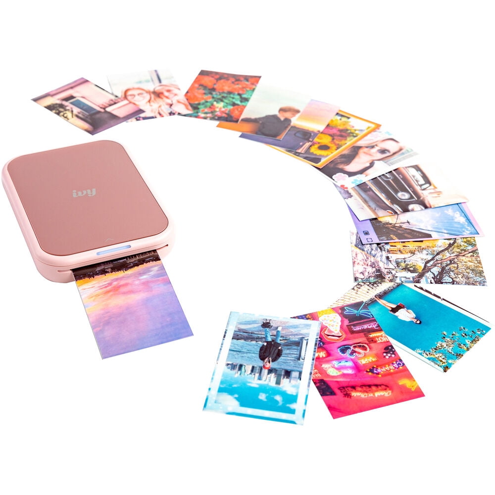 Canon IVY 2 Mini Photo Printer Pink, Bluetooth Portable, ZINK Paper 50 Sheets (International Model)